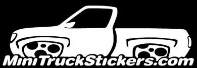 Stickers  Trucks on Mini Truck Stickers  Com  Custom Vinyl Graphics For Your Mini  Full